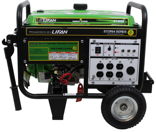 Lifan ES4100E Energy Storm 3500W/4100W Electric Start Generator Manufacturer RFB