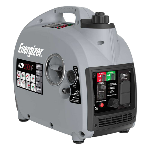 Energizer EZV2000P 1600/2000W Gas Powered Inverter Generator New