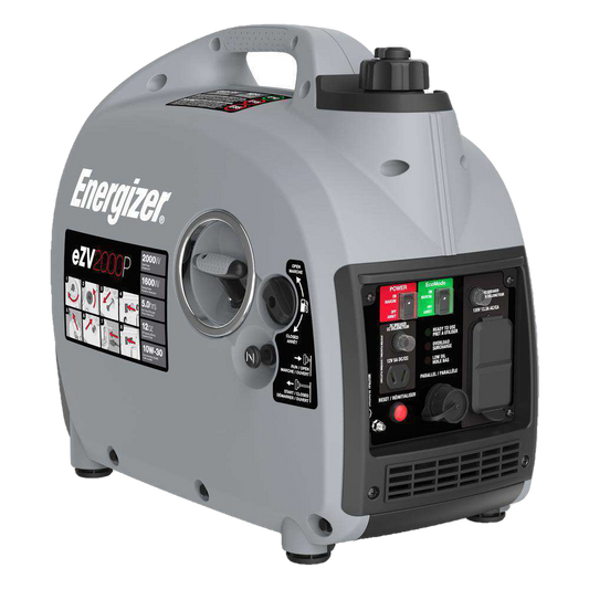 Energizer EZV2000P 1600/2000W Gas Powered Inverter Generator New