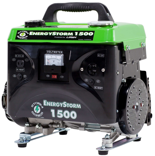 Lifan ES1500 Energy Storm 1200W/1500W Gas Portable Generator New