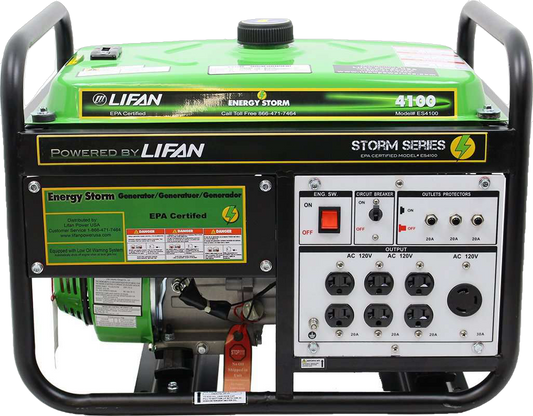 Lifan ES4100 Energy Storm 3500W/4100W Generator New