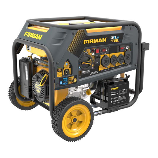 Firman H08053 8000W/10000W Dual Fuel Electric Start 50A Generator Manufacturer RFB