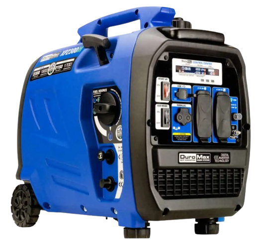 DuroMax XP2300IH 1800W/2300W 80cc CO Alert Dual Fuel Inverter Generator New