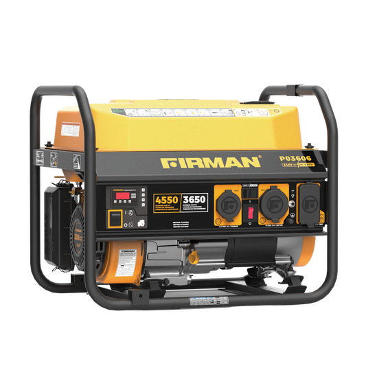 Firman P03606 30 Amp 3650W/4550W Recoil Start Gas Generator New